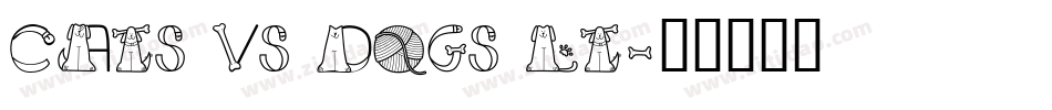 Cats vs Dogs LT字体转换